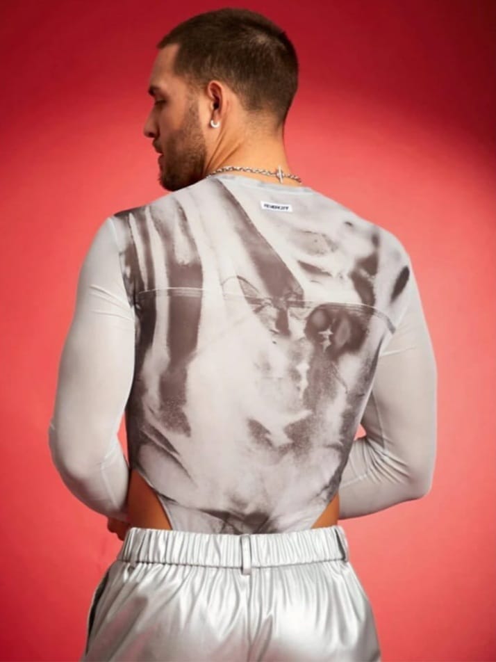 Mirage Print Statement Bodysuit